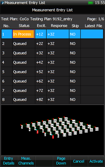 Modal Data Acquisition Using CoCo Testing Plan on CoCo-80X/90X